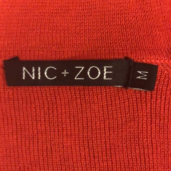 NWT Nic + Zoe faux cardigan sweater - Picture 2 of 8